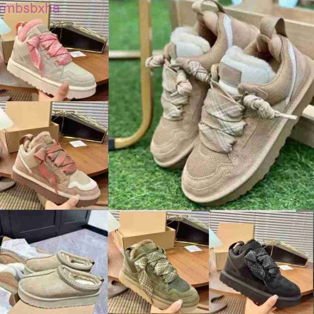 10A Lowmels Casual shoes Designer Boots snow boots Winter Shoes Sneakers Men Womens Sand Wool Sheepskin Suede LaceUp Tr
