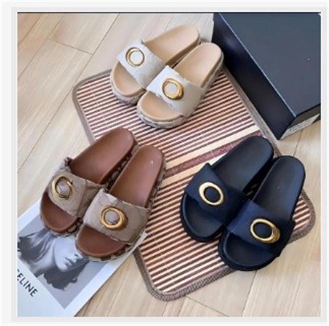 Leather Sandal For Men And Women Beach Sandals 2025 Designer Men's Shoes Women Comfortable Slipper Original Brands Shoes Summer