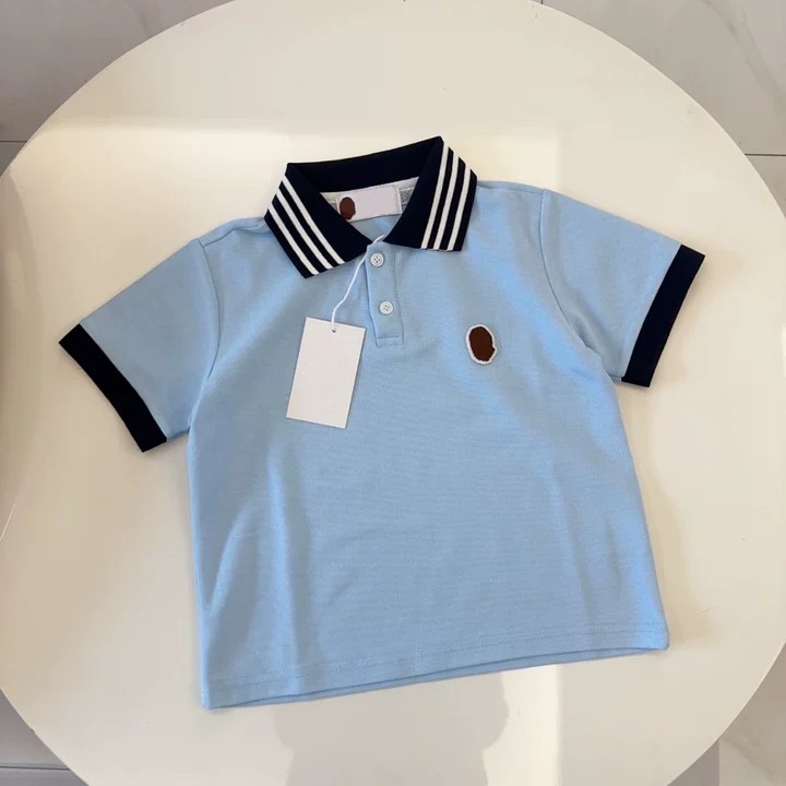 2026 Unisex kids polos T-shirts designer clothes baby boys toddler girls street Tops black white red casual summer kid infants youth childrens t shi