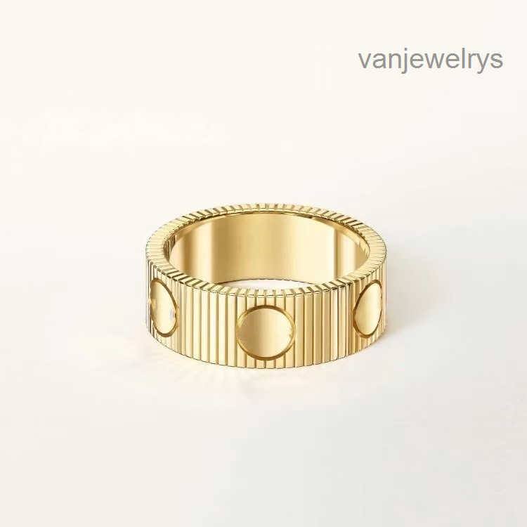 Ring New Designer Ring Luxury Jewelry Solid Threaded Ring Letter Ring Couple's Matching Rings Delicate Jewelry Valentine's Day Gift Luxury