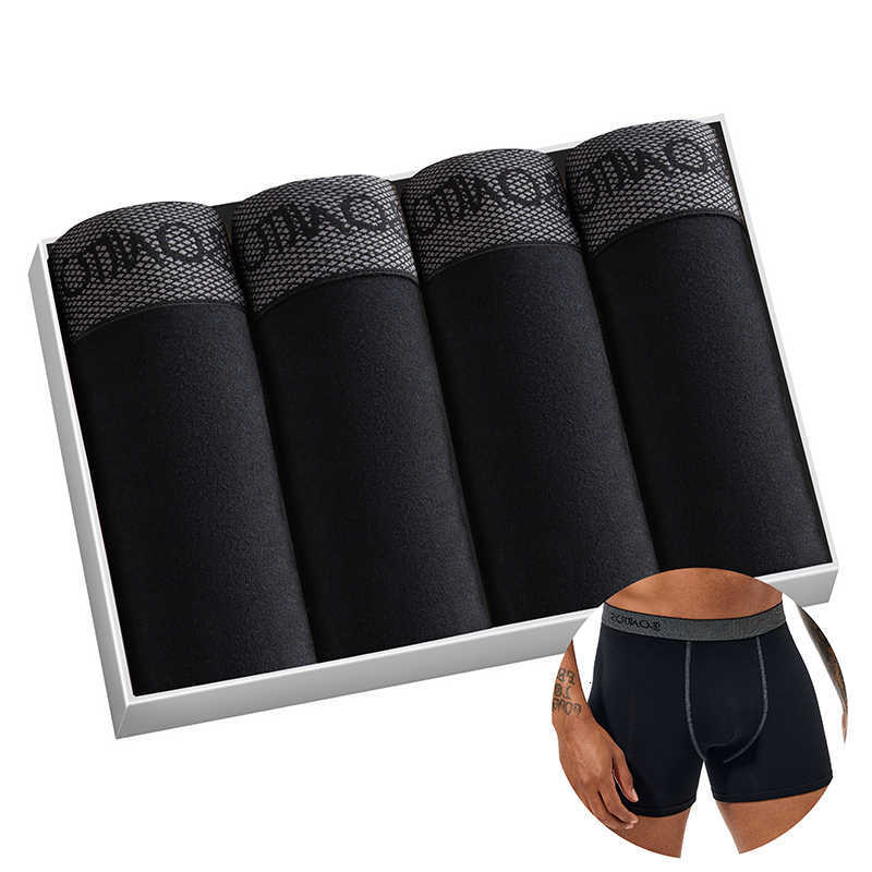 4pcs Cotton Men's Panties Underpants Sexy Boxers For Man Trunk Mens Boxer Underwear Family Male Underpants Gift Calecon D260918