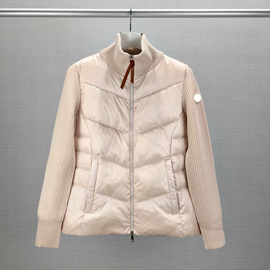 Designer Womens Down Jackets Winter Knitted Down Coats Men Luxury Outfit Windbreaker Parka Jacket Fashion Slim Fit Casual Windproof Hooded Jacket