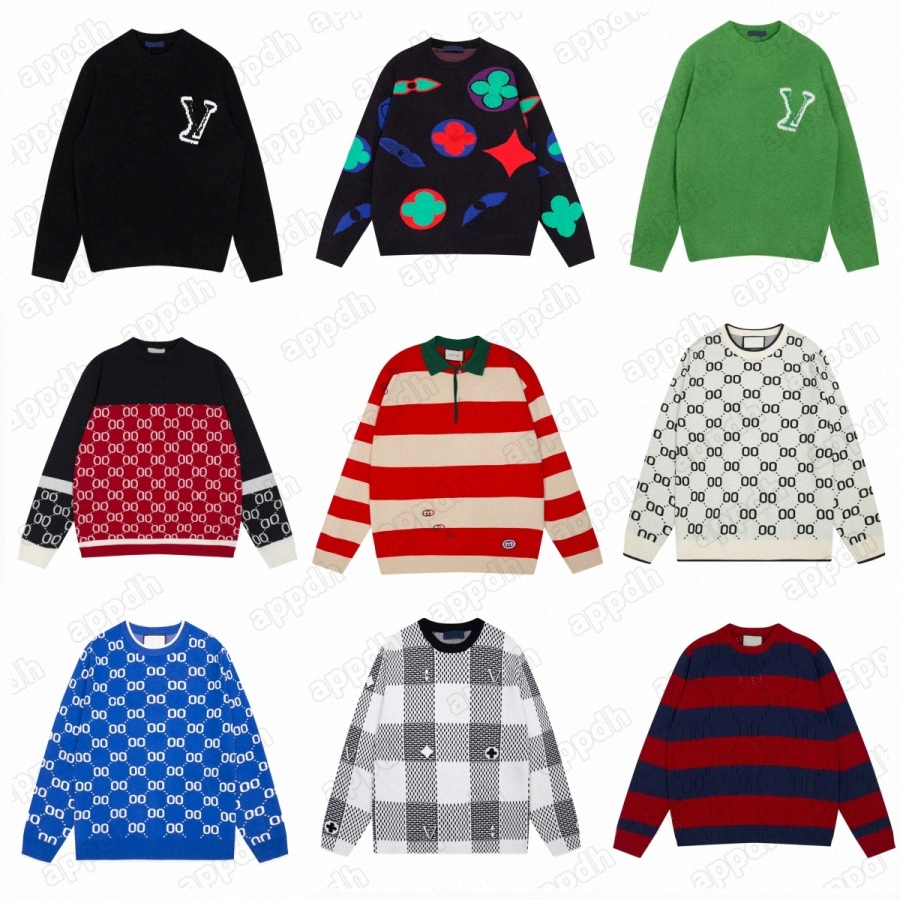 Designers Sweaters luxury brand Mens Womens Pullover fashion classic high quality Round Neck Long Sleeve Sweater dh y3Eo#