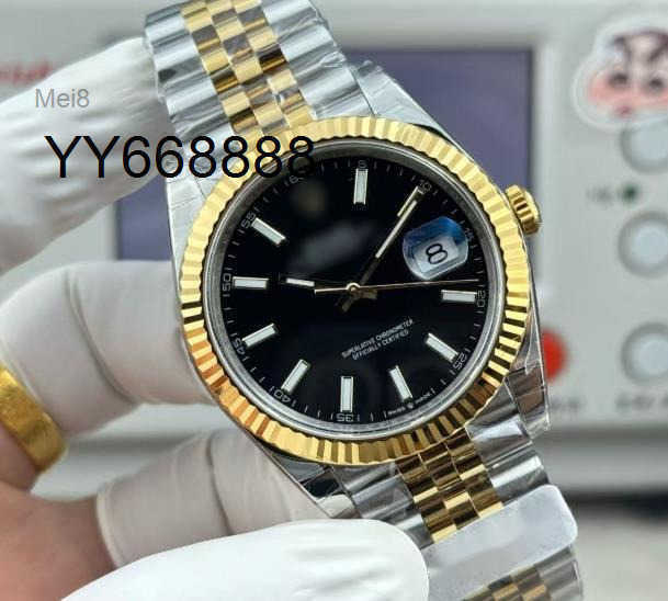 Mens watches high quality BJ Factory Rle Automatic Mechanical watch 41MM 18k gold-plated 904L steel material 3235 blue hairspring movement sapphire