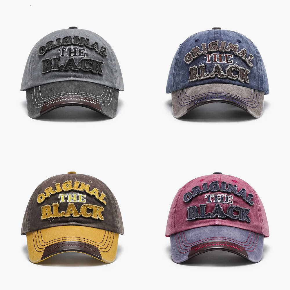 Summer Outdoor Soft Top Spring Baseball Cap Japanese Korean Fashion Casual Vintage Washed Embroidered Letters Fashion Sun Hat J260917