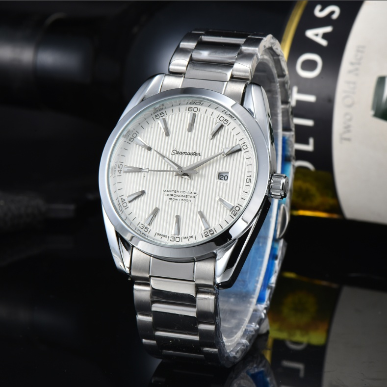 HOT TOP Women's Watches Sapphire glass Six needles Watch Mens Watches All Dial Work Quartz Watchs Brand Clock Men Fashion seamaster wristwatche