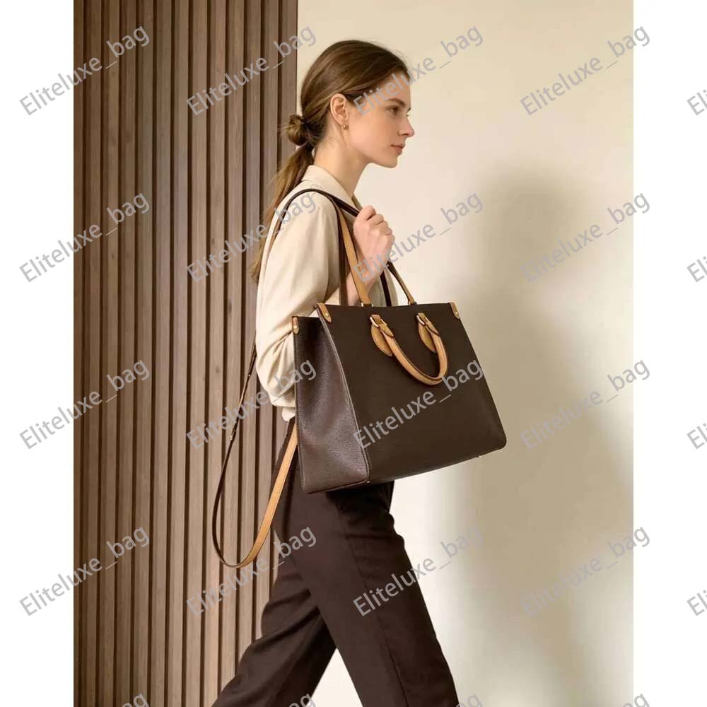Designer Brown Tote 2026 Women's Everyday Casual Handbag Daily Gift City Bag size 50cm