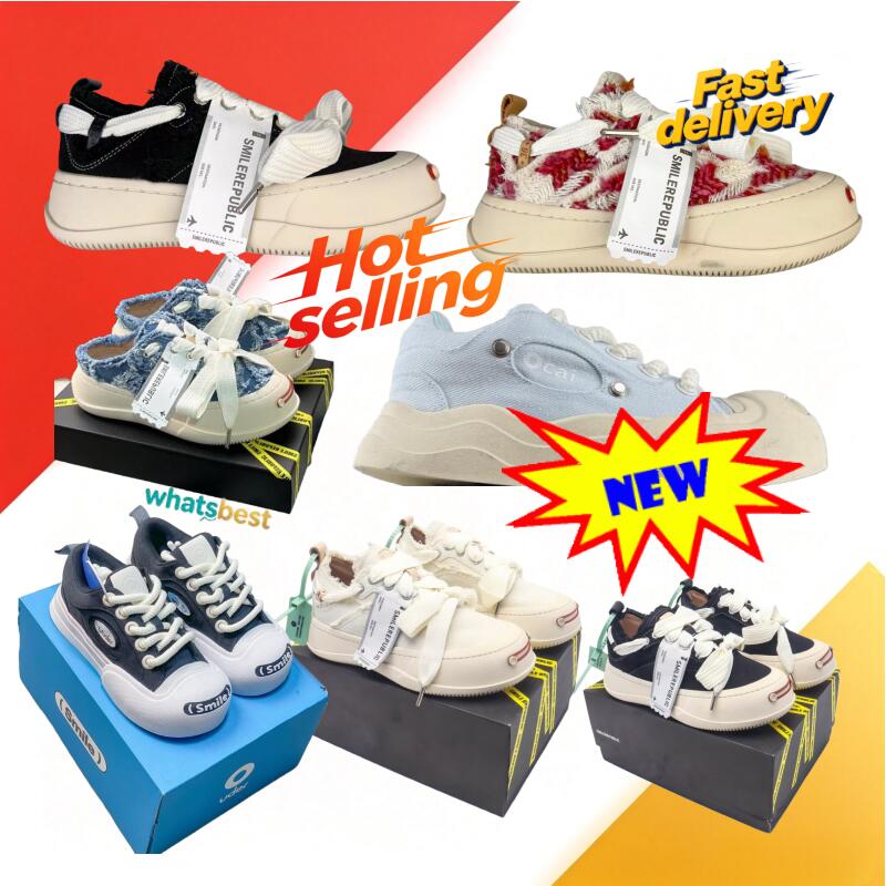 Smile QUEEN CLASSIC SHOES Canvas Casual Shoes Smile Women Loafers Smiler Casual Shoe ouder shoes smileRepublic very cram shoes With Box