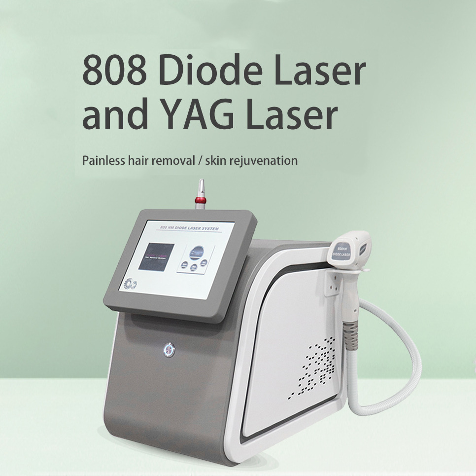 CE Approved Compact Ice Point 808 Hair Remover Pain-free Diode Machine Picosecond Tattoo Removal Wrinkle Freckle Spot Treatment Changeable Laser Hea