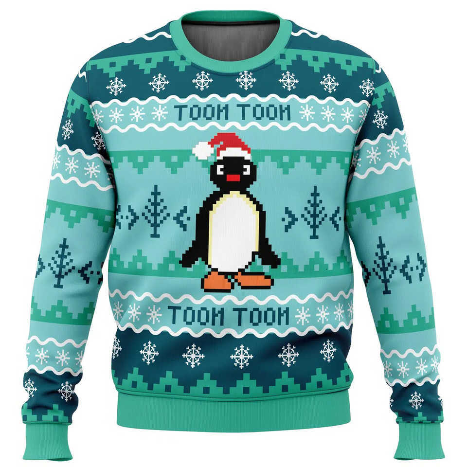 hoodie NOOT Pingu Ugly Christmas Merry Christmas Sweater 2025 New Fashion Men Oversized Hoodie Pullover Tops Winter Women Sweatshirt C2609151