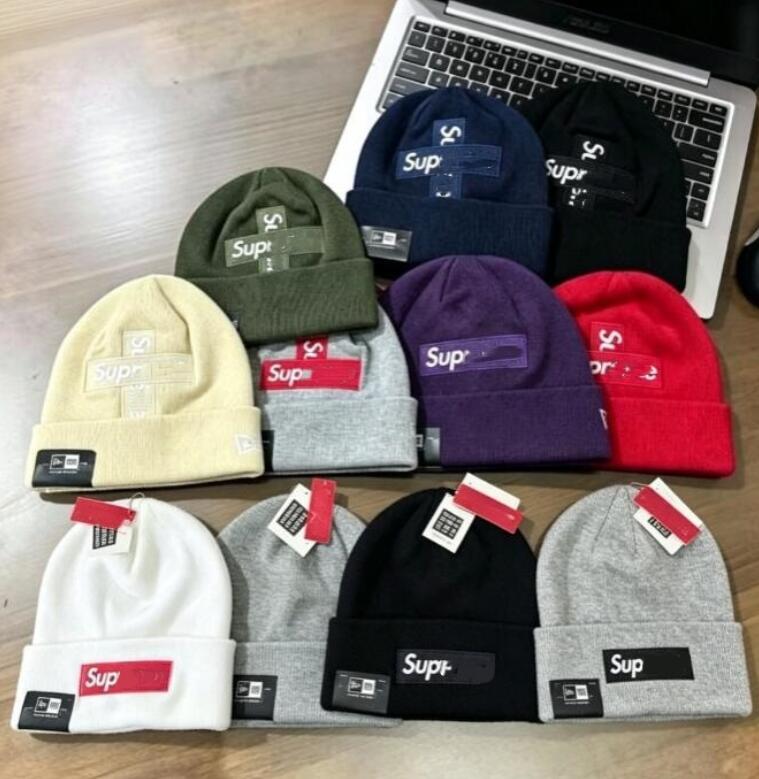 Designer Beanie Skull Caps High Quality Wool Bonnet Hats Luxury Beanies Men Box Logo Big Hardcore Knitted Winter Hat For Mens Women Black Casquette