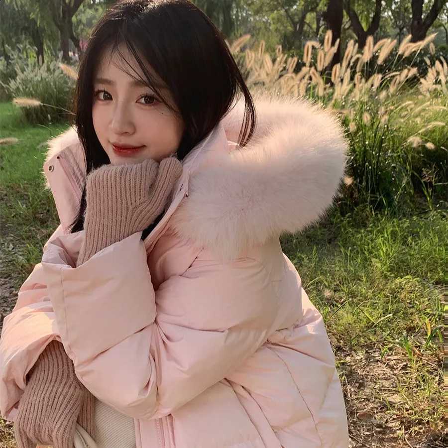 Women's Short Cotton Jacket Winter 2026 New Style Small Size Super Cute Trendy Best Friend Popular Thickened Zipper Closure H260917