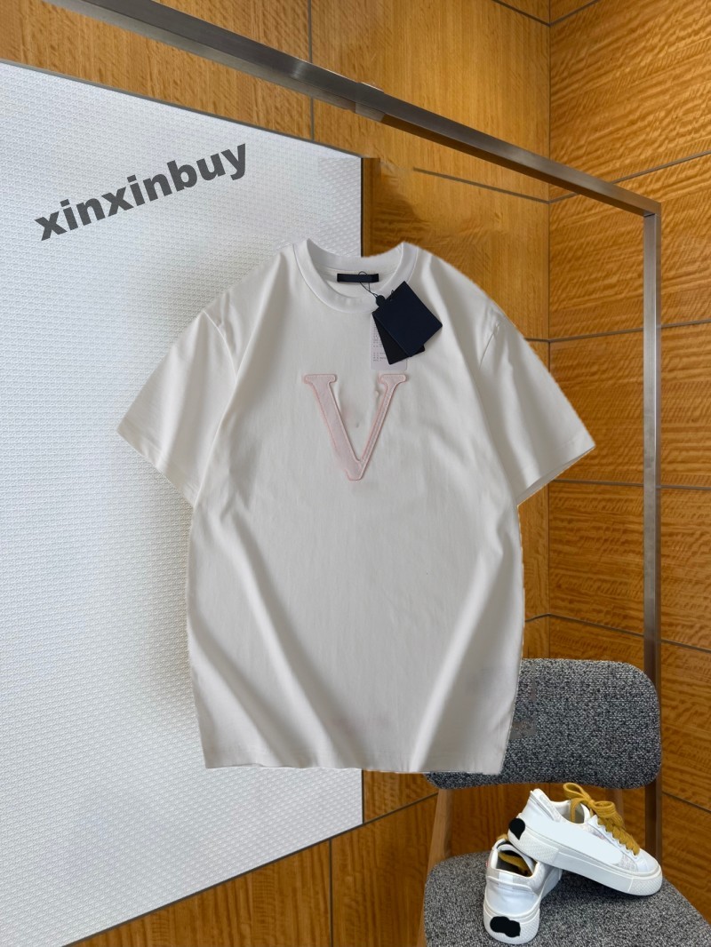 xinxinbuy Men designer Tee t shirt patch Letter Jacquard cotton short sleeve women red blue white gray black S-3XL