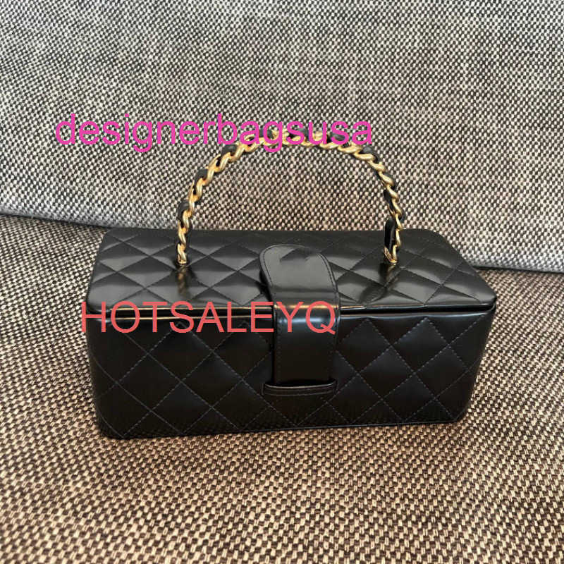 Luxury Designer Bag CC Style Pearl Handbag Large Capacity Shiny Box Bag Yqtgood
