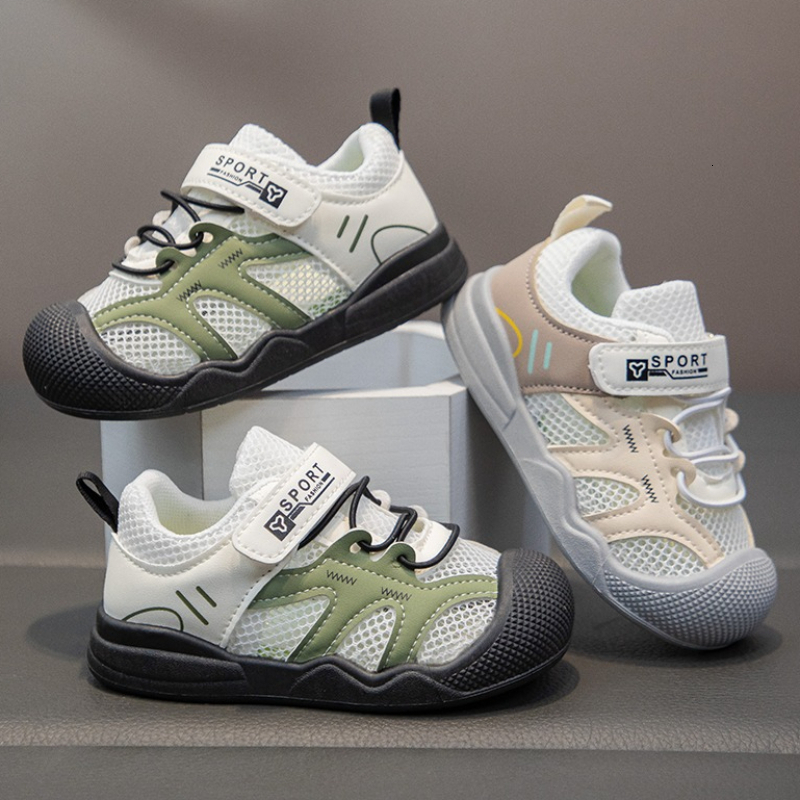 2026 Kids New Fashion Mesh Casual Breathable Non Slip Lightweight Comfortable Design Sneakers Girls Boys Outdoor Shoes 26L0918