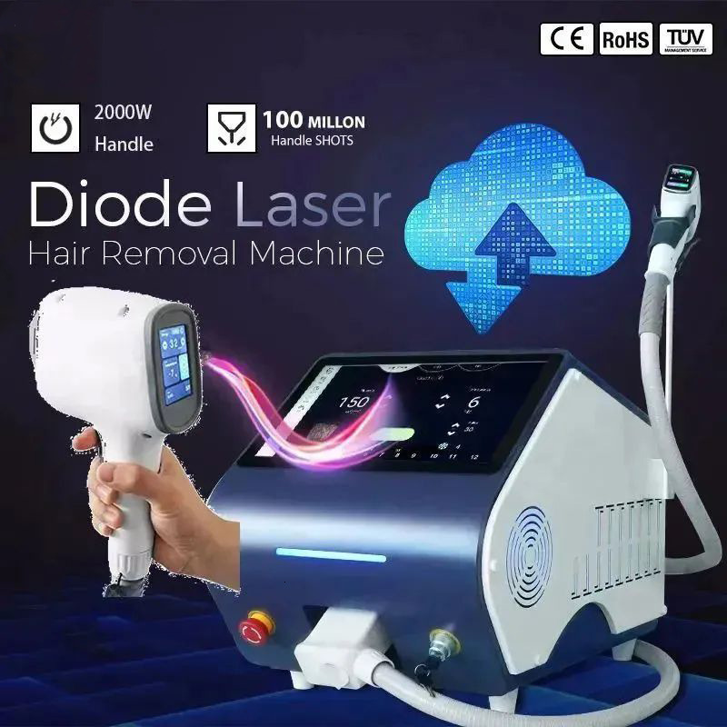2024 itanium 1064 808nm Diodo Device 2 in 1 1200W Painless 808 Laser Diode Hair Removal Machine For Body