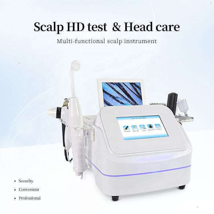New Newest 7 IN 1 Micro Current Hair Growth Machine Hair Follicle Detection Analyzer Hair Regrowth Scalp Massager Device