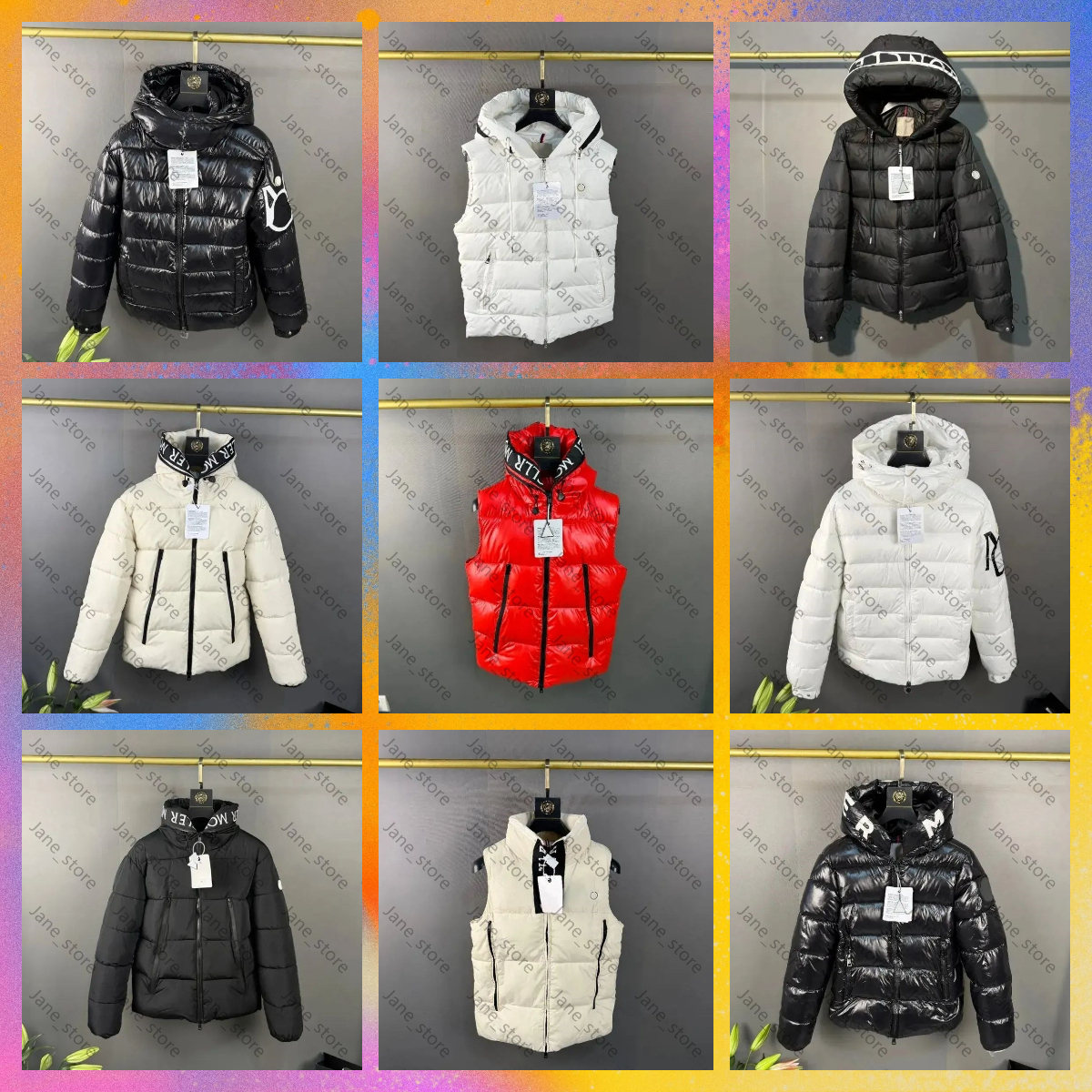 10A Mens Jacket Designer Warm Coat Fashion Women Men Puffer Jackets Shiny Matte Material Couple Street Style Winter Jacke Down Parka Waterproof Coat