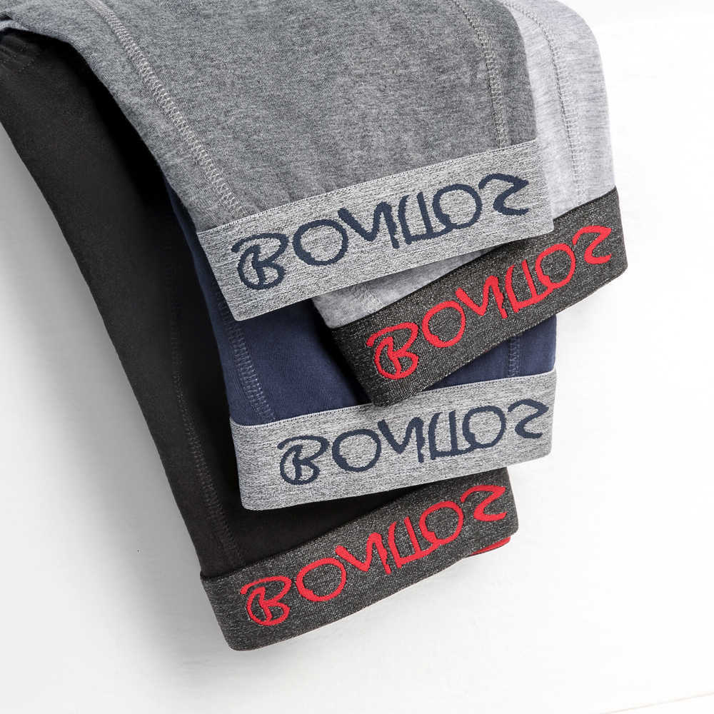 Boxer 4pcs Cotton Man Underwear Shorts Sexy Underpants Slip Mens Boxershorts Men's Panties Pack Brand D260918
