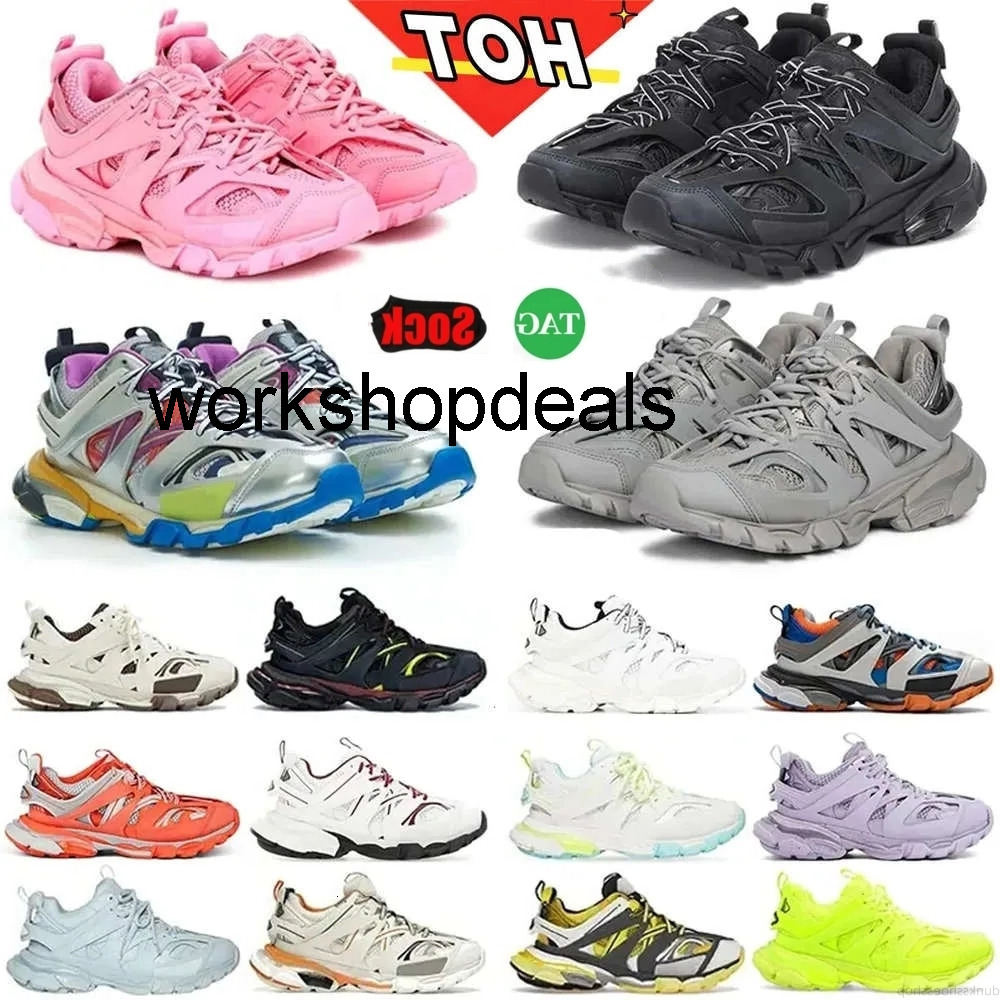 balenciahalies Designer shoes track 3 30 3XL Paris Men Women triple s Casual Shoes Sock White Black Sneakers retro track 9 90 Tesss Gomma Leat H6WW