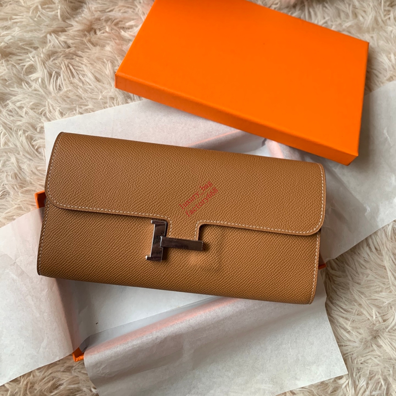 10A Designer wallet women brown pink 22cm Espom leather men wallet designer purse and handbag womens wallet designer luxury designer bags Free shipp