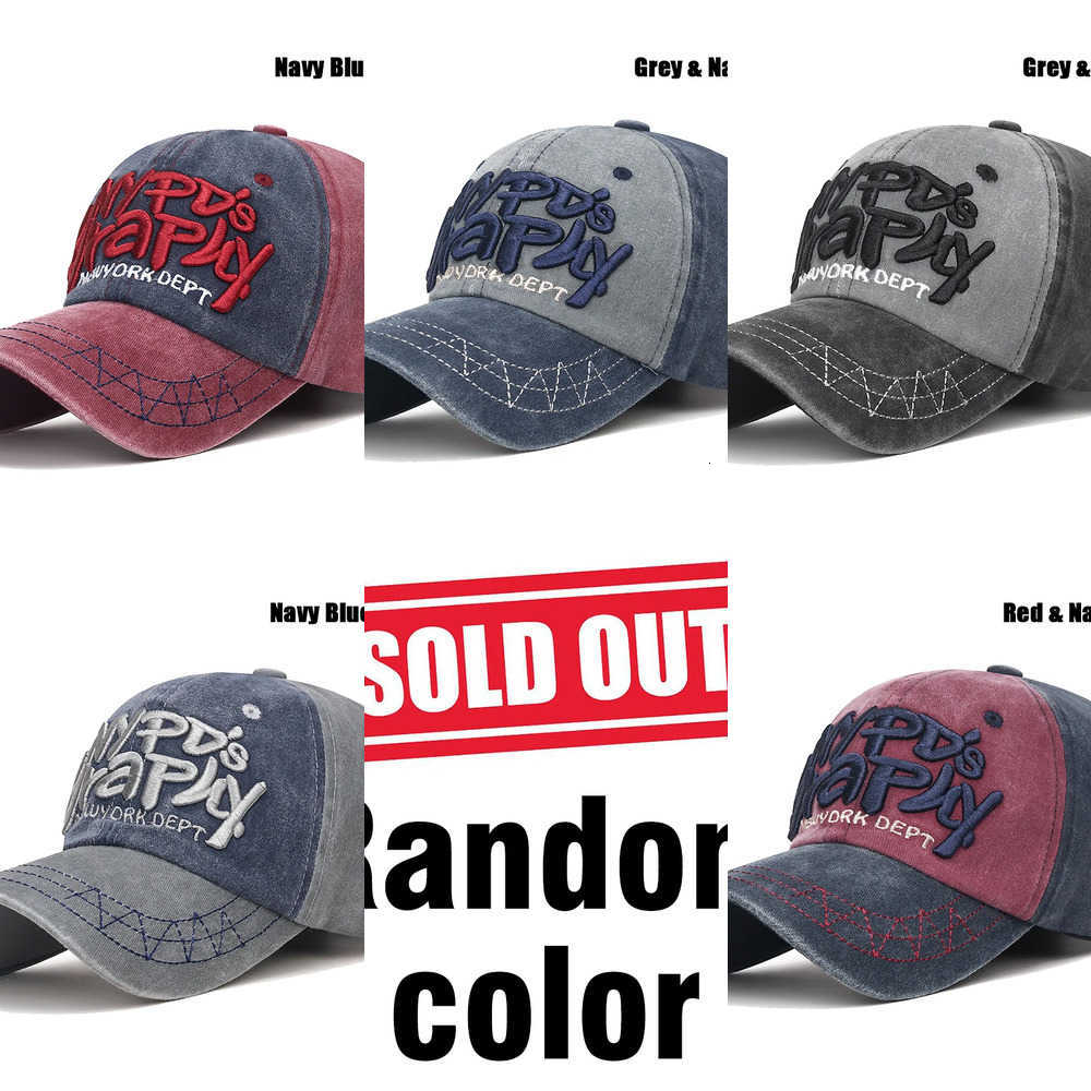 Letter Unisex Three-Dimensional New Fashion Embroidery Design Washed Distressed Craft Cotton Baseball Cap Trucker Caps J260917