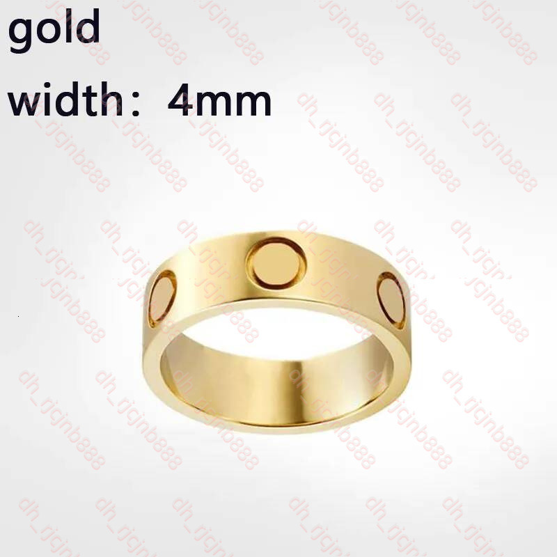 Top Quality Steel Alloy Silver Cartridge Ring Mens Womens Rose Gold Fashion Screw Carts Jewelry Designer Luxury Couple Wedding Promise Carte Ring 80