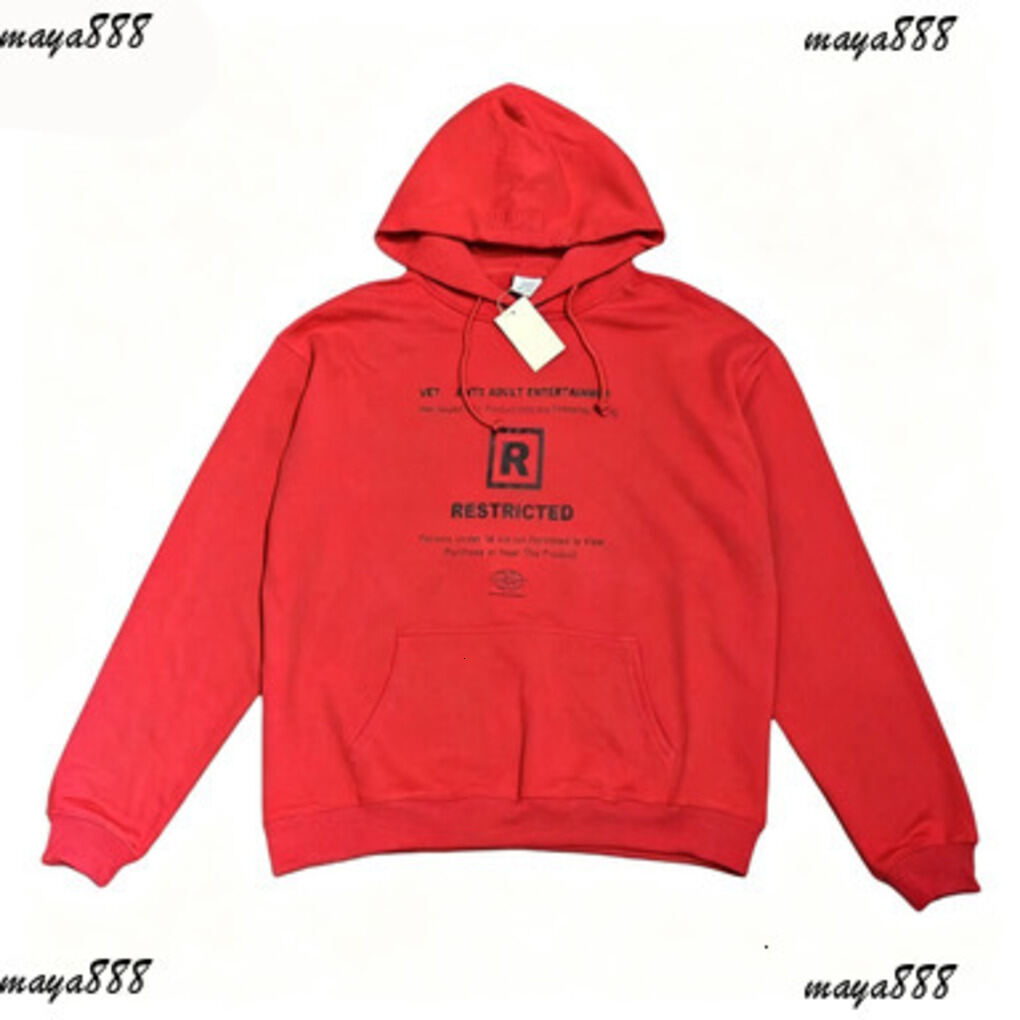 Vettement Hoodie Designer Mens Sweatshirt Pullover Loose Fit Casual High Street Wear Hoodie Pants Letter Printed Graphic Long Sleeve Y2k Vetments Ho