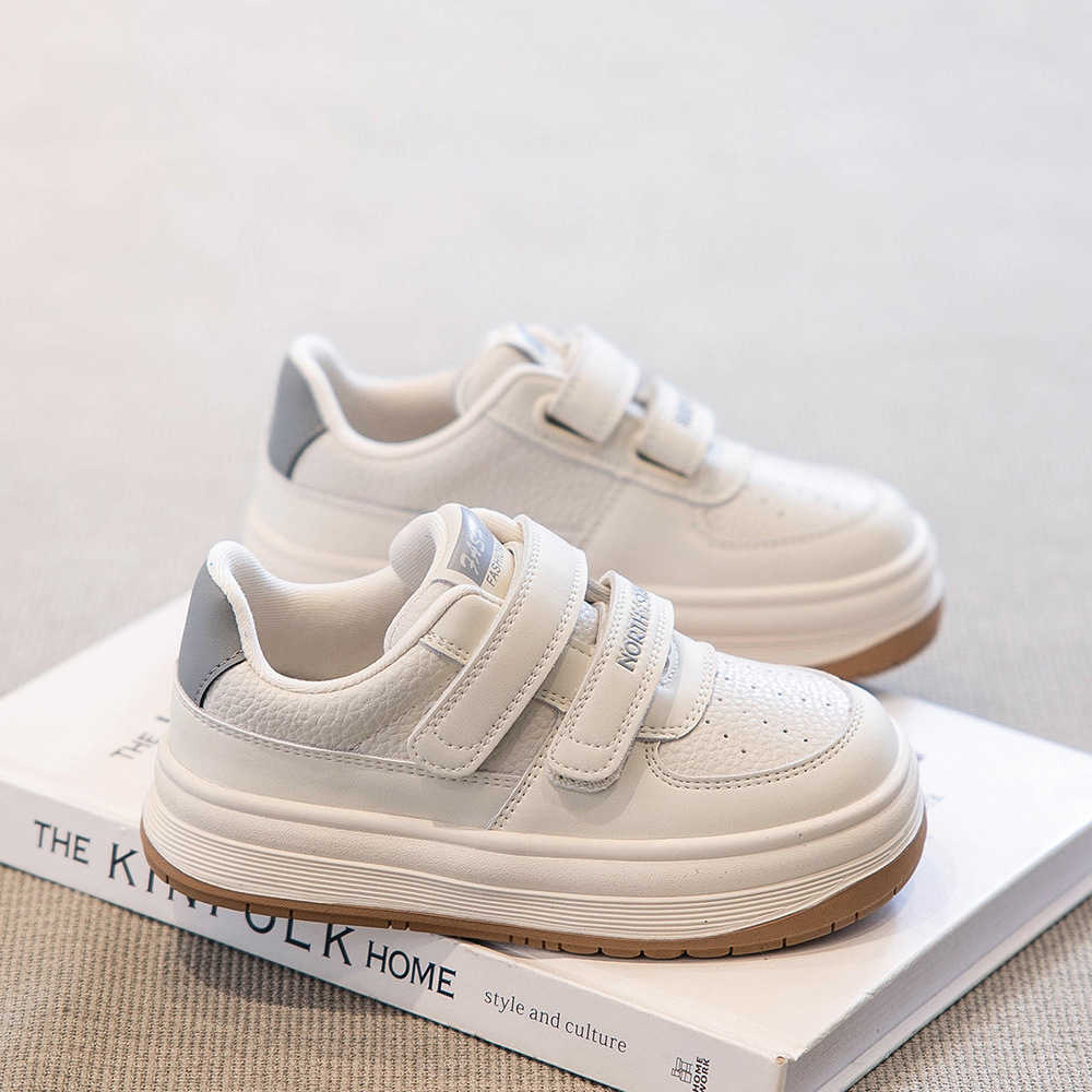 Girls' white sneakers 2026 spring/autumn new collection Korean-style casual children's athletic shoes versatile thick-soled sneakers for b