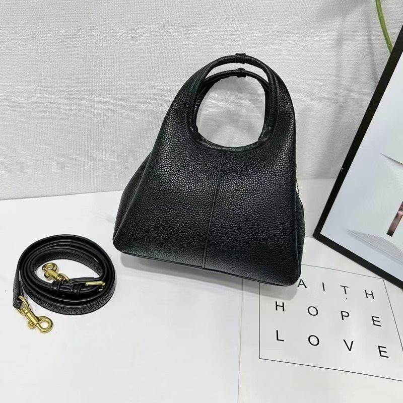 Women's Bag, 2 Sizes, Vegan Leather Handbag, Detachable Chain Strap, Solid Color Hobo Tote, Multi-way Shoulder Crossbody Purse for Daily Commut