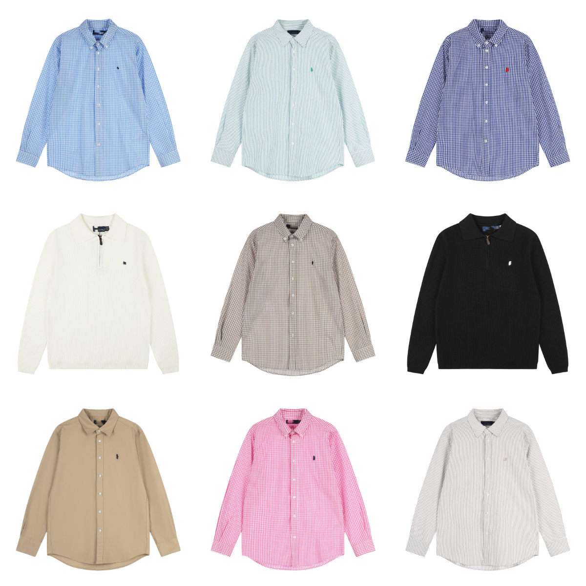 Mens Polo Shirt Designer Golf Long Sleeve Lapel Autumn Embroidery Cotton Blend Men Shirts Jacke 2026 pmw