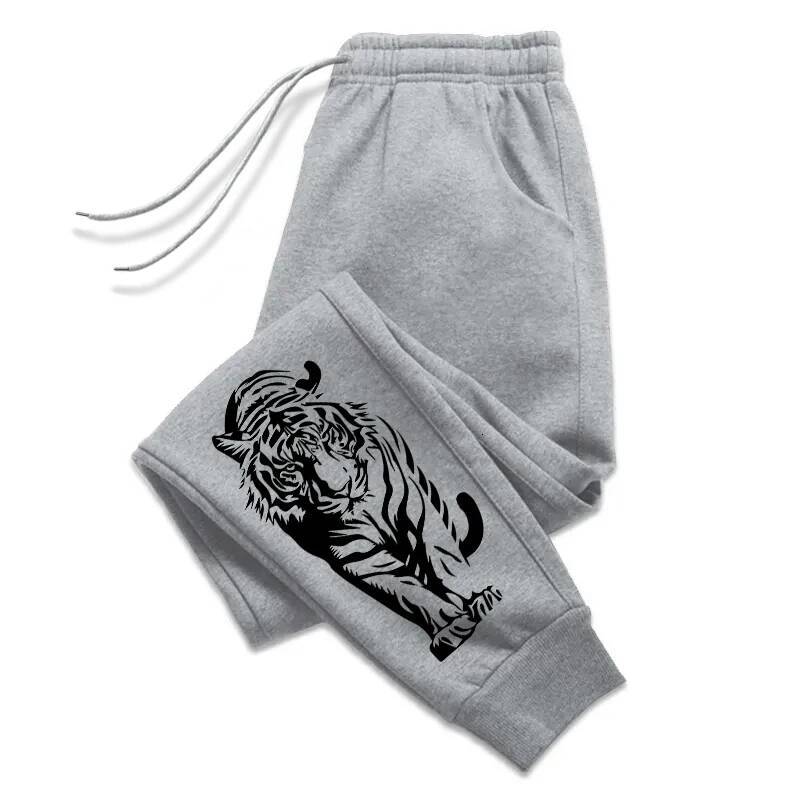 Hot Sale Sweatpants High Quality All Season Daily Casual Sports Jogger Pants Gym Male Tiger Printed Trousers Men's Clothes 26L0918