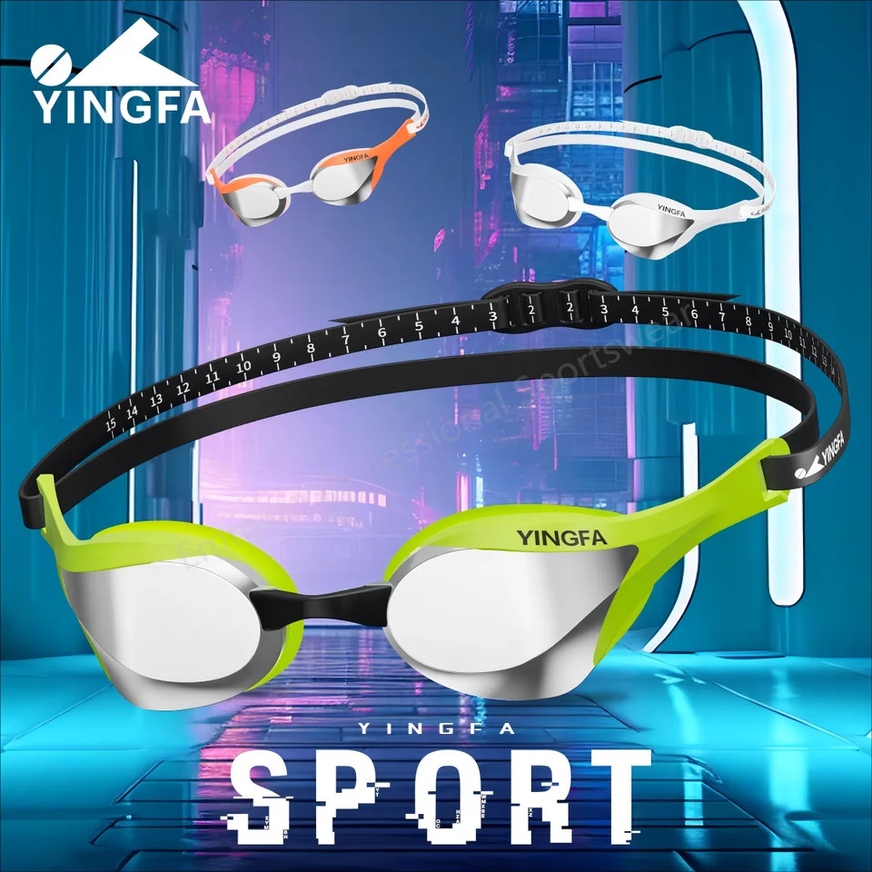 Swimming Goggles Hd Anti-Fog Professional Swimming Glasses Silicone Anti-Uv Adjustable Swimming Goggles Adults For Competition 260917