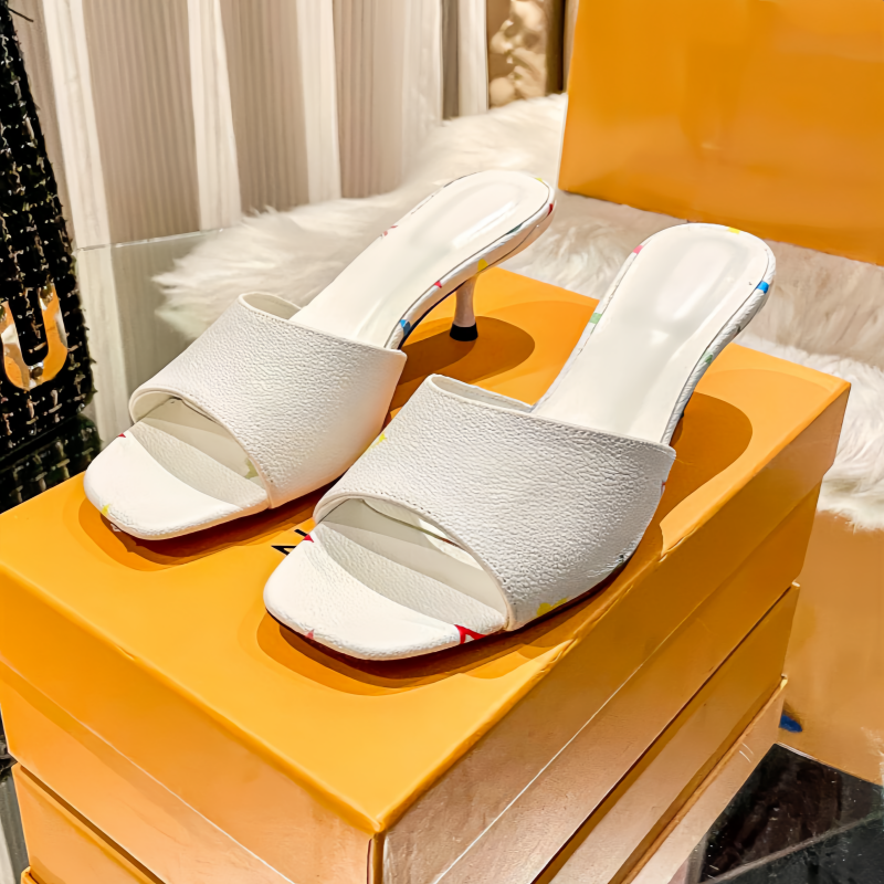 Slippers designer shoes fashion shoes luxury sandals women high heeled shoes high end printed shoes comfortable shoes waterproof shoes outdoor rubbe