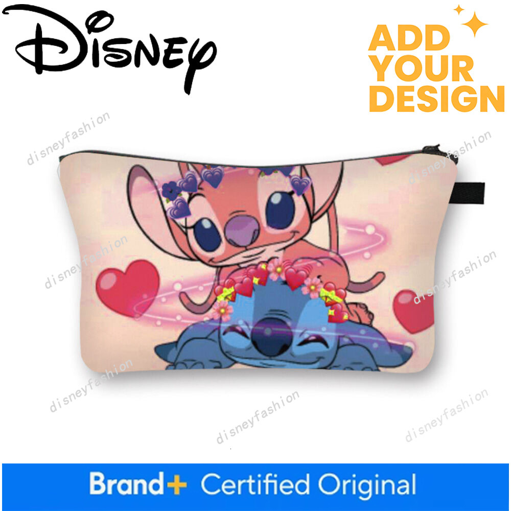 Cross-border new Stitch-themed high-quality cosmetic bag, stylish cute, portable storage bag for students and children, wholesale d9