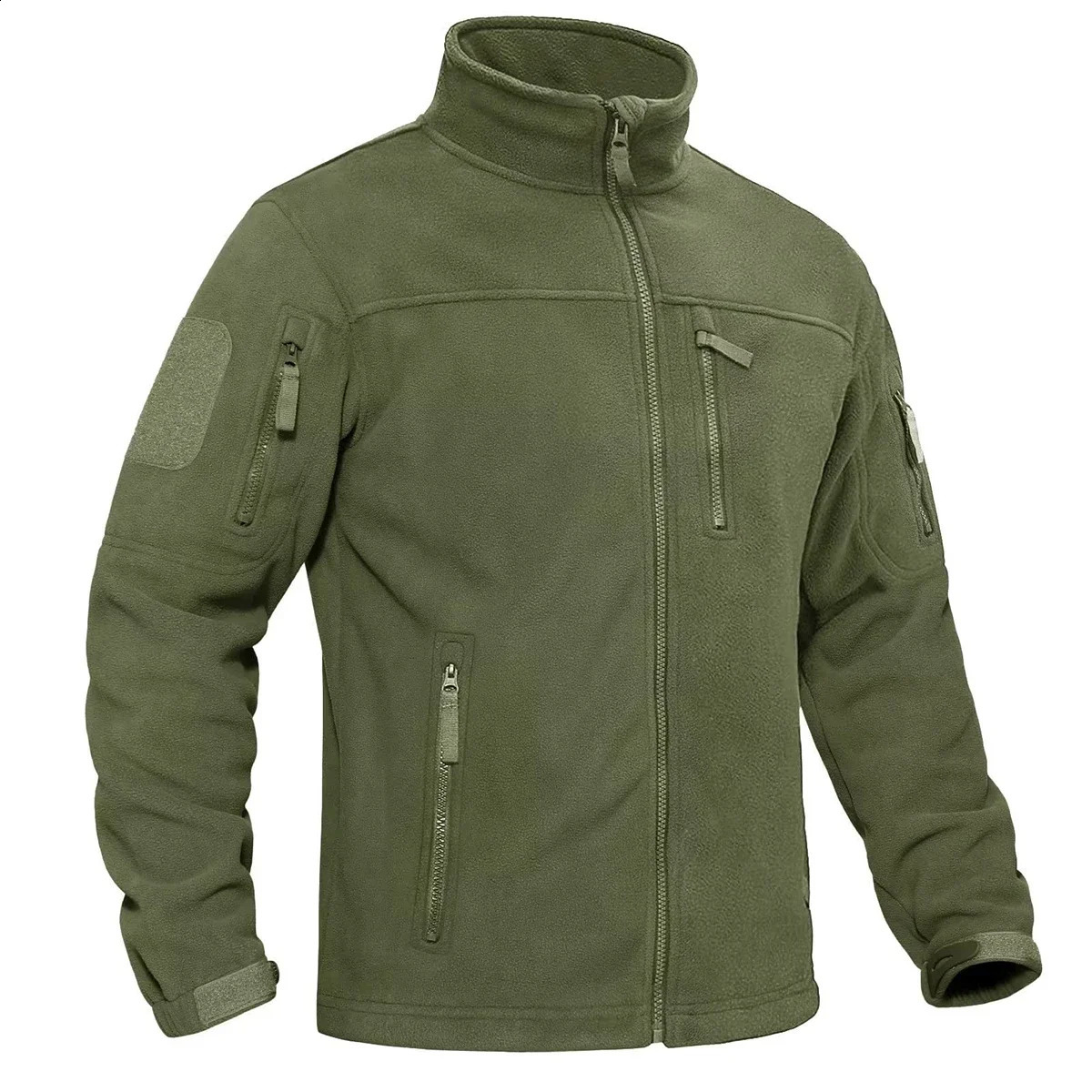 2026 Bird Home with The Same Mens Camping Sports Warm Fleece Fabric Multipocket Zipper Hiking Outdoor Windproof Jacket 260918
