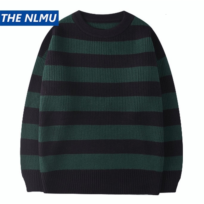 Harajuku Streetwear Striped Sweater Men Women Vintage Knitted Sweater Pullovers Tate Langdon Sweater Same Style WE375 260917