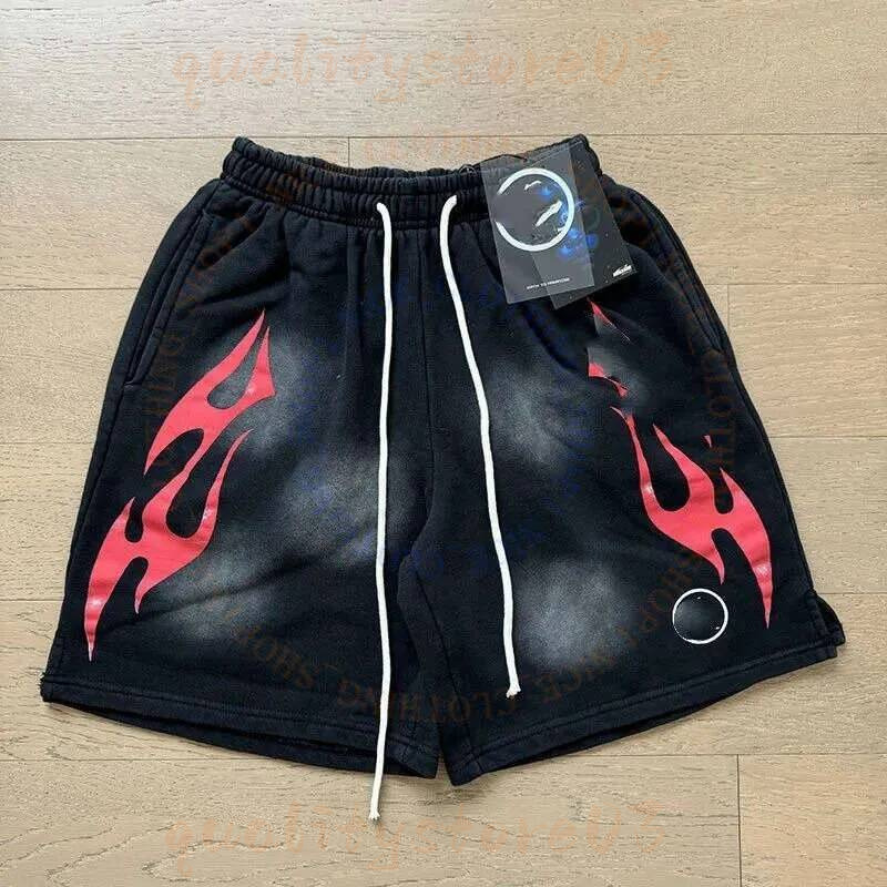 Designer Helles Mens Shorts Casual High Quality Tee Letter Printed Hellness Short Pants Loose Style Drawstring Knee Length Workout Hip Hop Hot Item