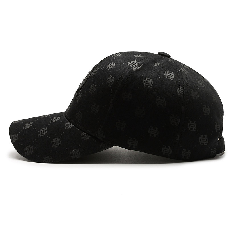 High-Quality Women's Spring And Autumn Korean-Style Ins Baseball With Full Print, Men's Outdoor Sun Protection Couple's Duckbill Cap