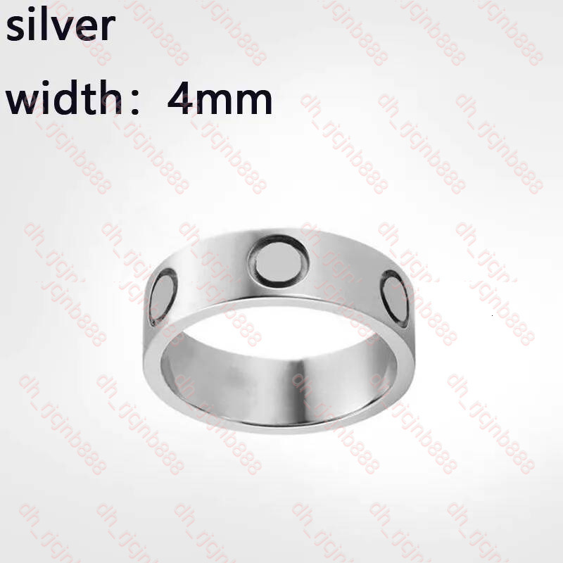 Top Quality Steel Alloy Silver Cartridge Ring Mens Womens Rose Gold Fashion Screw Carts Jewelry Designer Luxury Couple Wedding Promise Carte Ring 1e