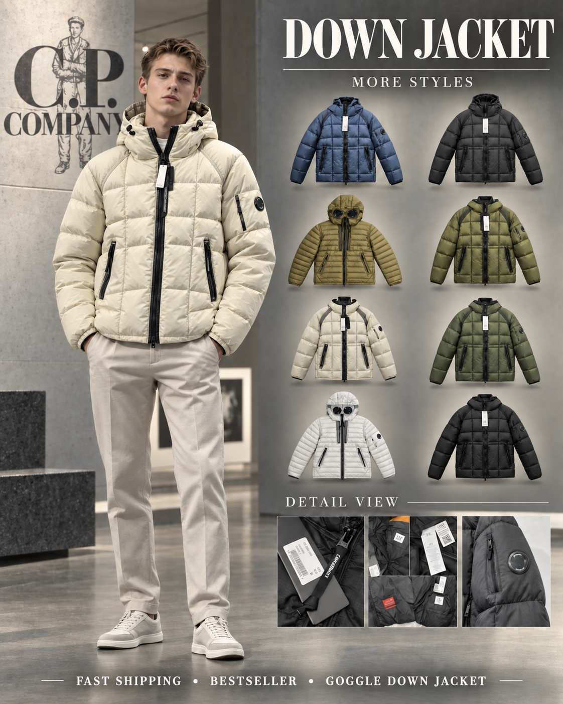 Designer CP Hoodies mens Lens High Street Fashion Couple Style Streetwear Pullover Casual Round Lens CP Glasses Coat Oversized Autumn Winter008