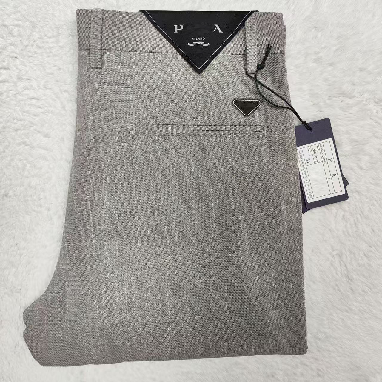 mens trousers Designer pants men's thick pants high-quality mens formal trousers business attire for men and luxurious Winter slim-fit trousers