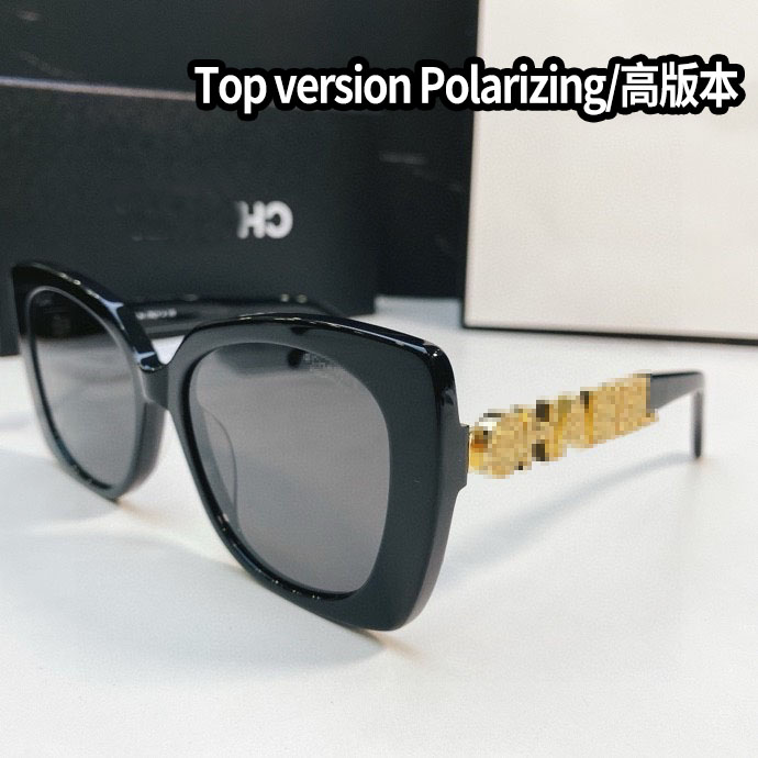 Top version CH CH5422B polarized sunglasses for Woman 2026 luxury designer C cat eye glasses with box AAA