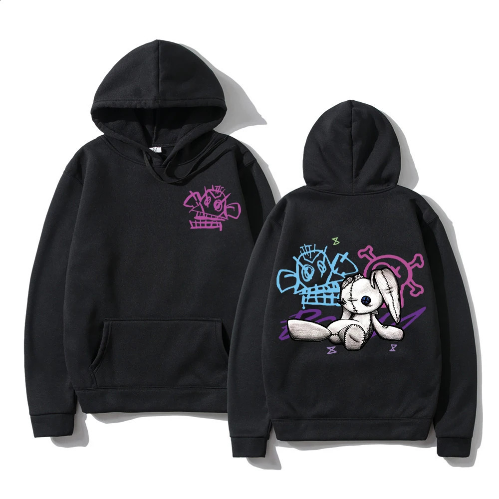 Arcane Jinx Hoodie Fashion Men Harajuku Anime Rabbit Monkey Hoodies Unisex Funny Cute Cartoon Bunny Pullovers Sweatshirts Hoodys 260918