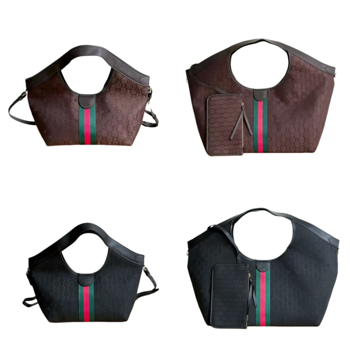 Sacs de créateurs pour femmes Sac fourre-tout imprimé vintage de luxe Sac à bandoulière surdimensionné Sac à main en cuir en toile souple avec sa