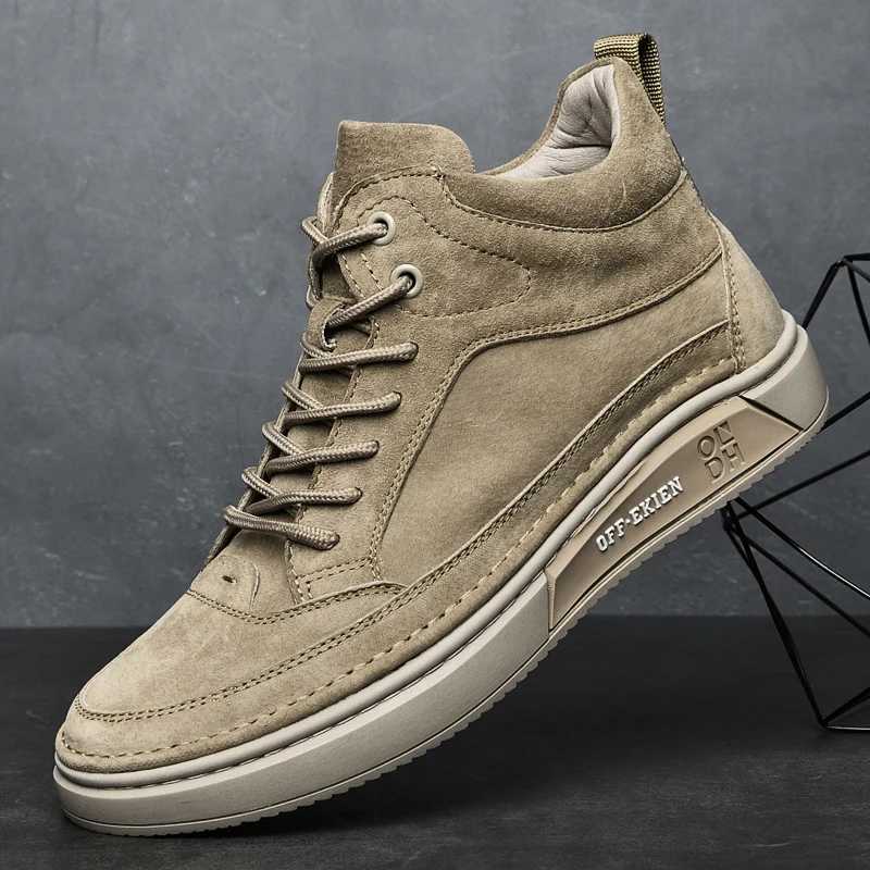 New Arrival Genuine Leather Men Ankle Boots Design Warm Plush Fur Winter Sneakers Snow Casual Leather Shoes Outdoor Basic Boots Q260916