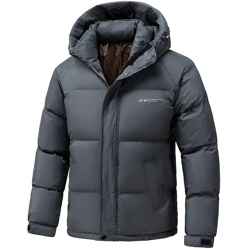 Winter Down Cotton Jacket Men's Thickened Warm Parka Jackets Loose Casual Hooded Parkas Jacket Men's Windproof Puffer Coat 260917