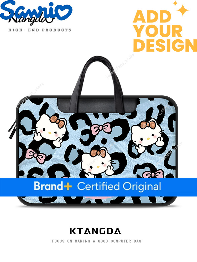 Ktd Original Leopard Print Kitty Computer Women Suitable for MacBook 15.6 Notebook Huawei Apple Hp 14inch Protective Case Lenovo Pro Xiaoxin Air Inc