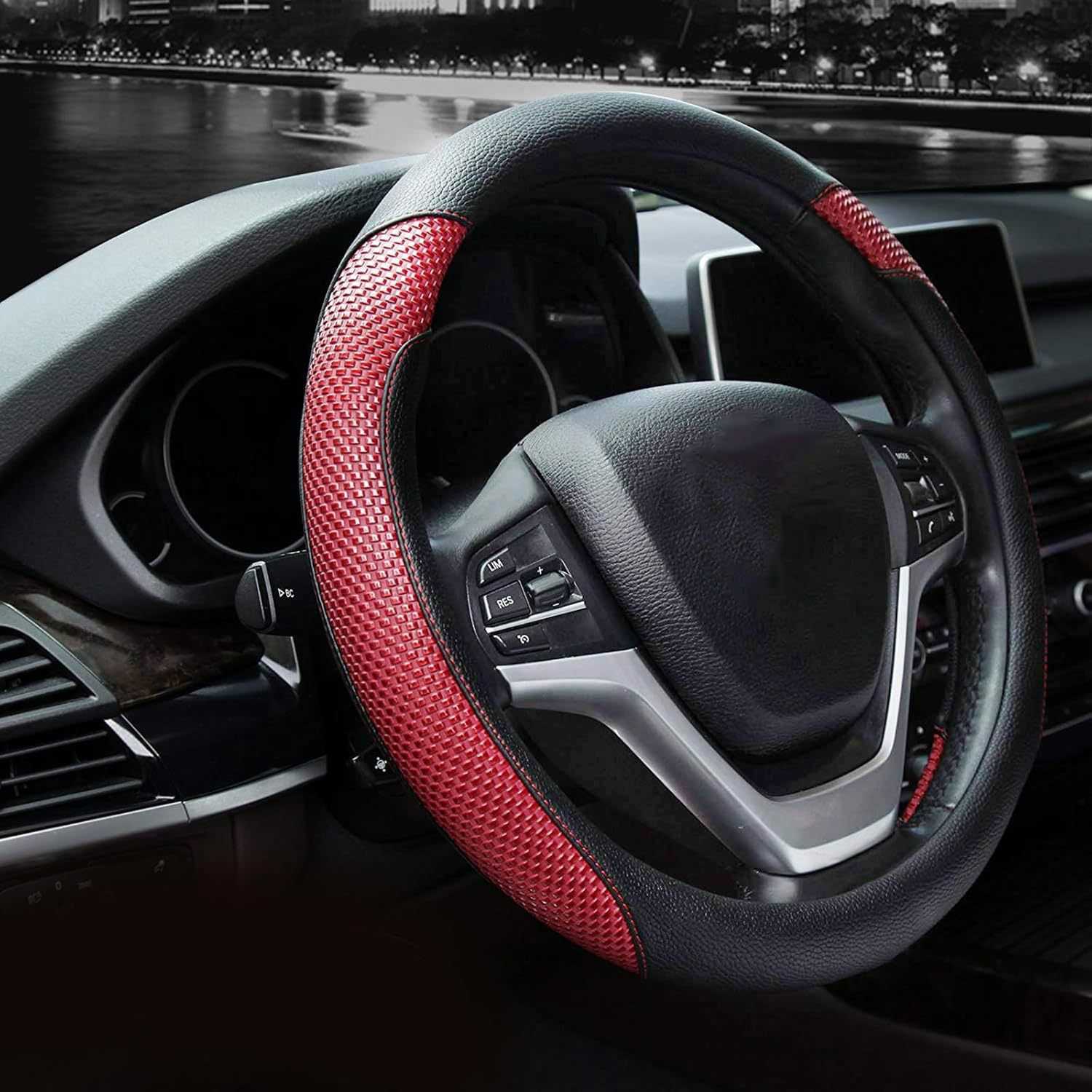New ice silk car steering wheel cover suitable for all seasons breathable and non-slip L26917