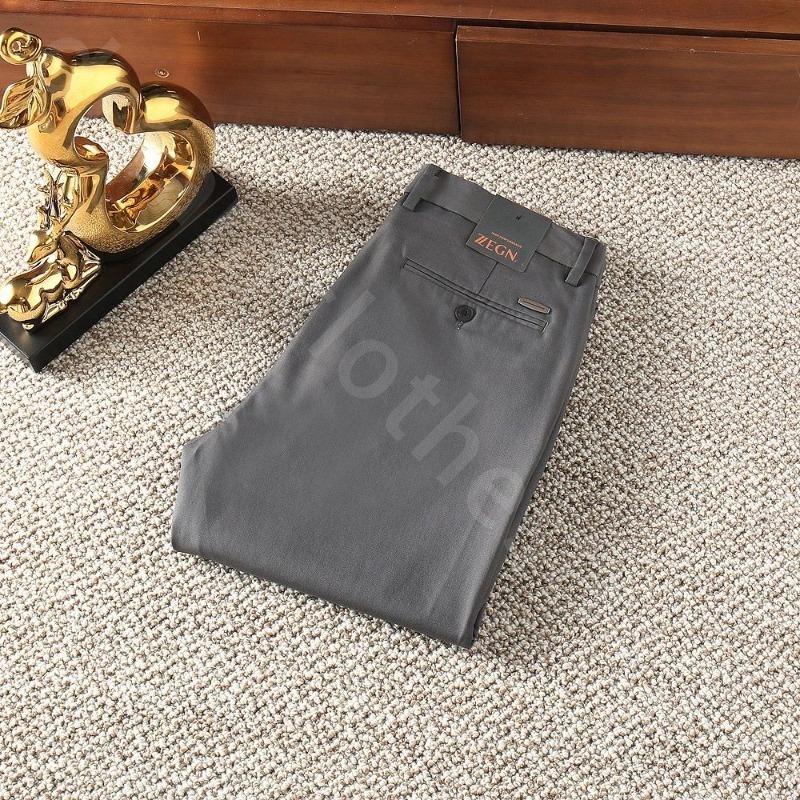 Designer Pant Mens Casual Trousers Autumn and Winter Thick Knitted Grain Slim Casual Pant ZG1289
